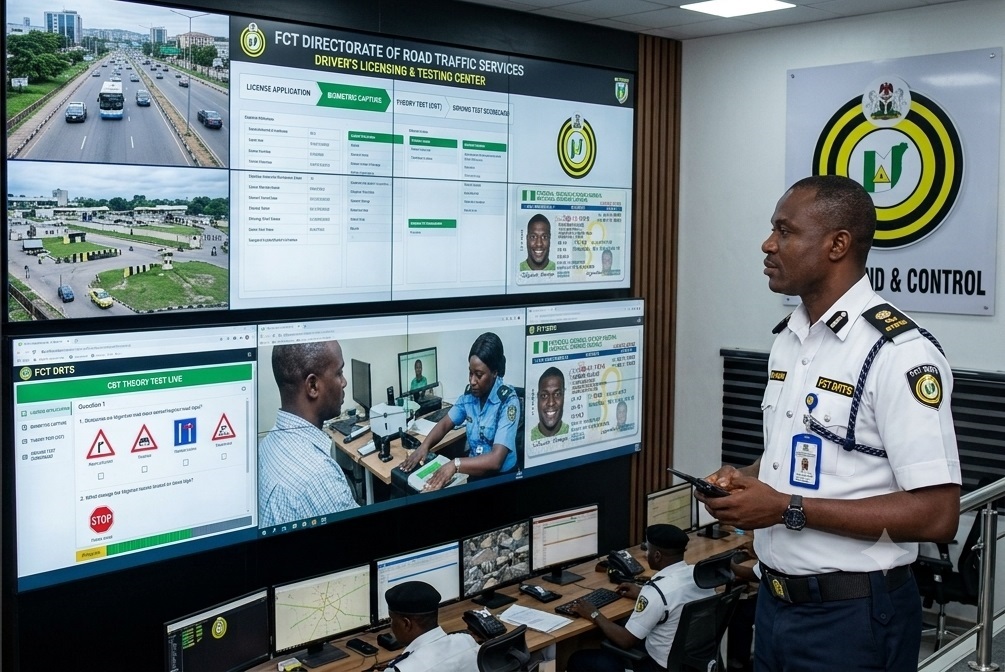 FCT Directorate of Road Traffic Services officers on duty — Service for Safety